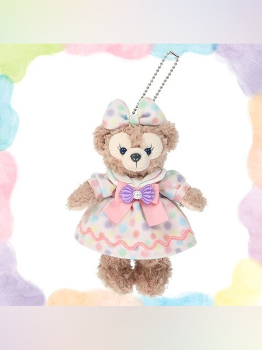 Tokyo Disney SEA ShellieMay Duffy 20th Heartfelt Plush Badge/keychain NEW 2026